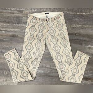 Marciano snake pattern jagging pants size 26